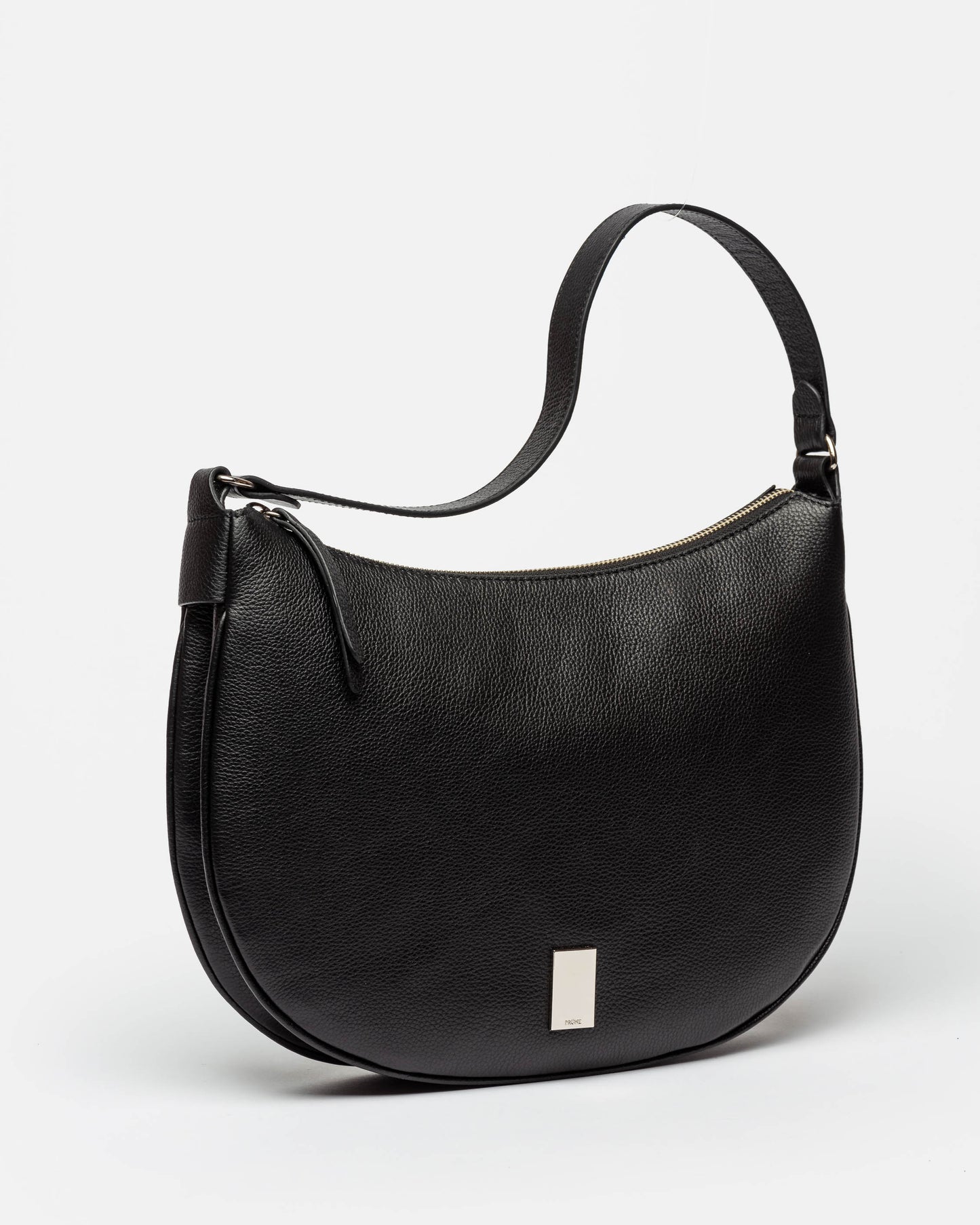 Bolso Lua En Piel Graneada Prune