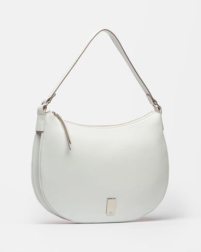 Bolso Lua En Piel Graneada Prune